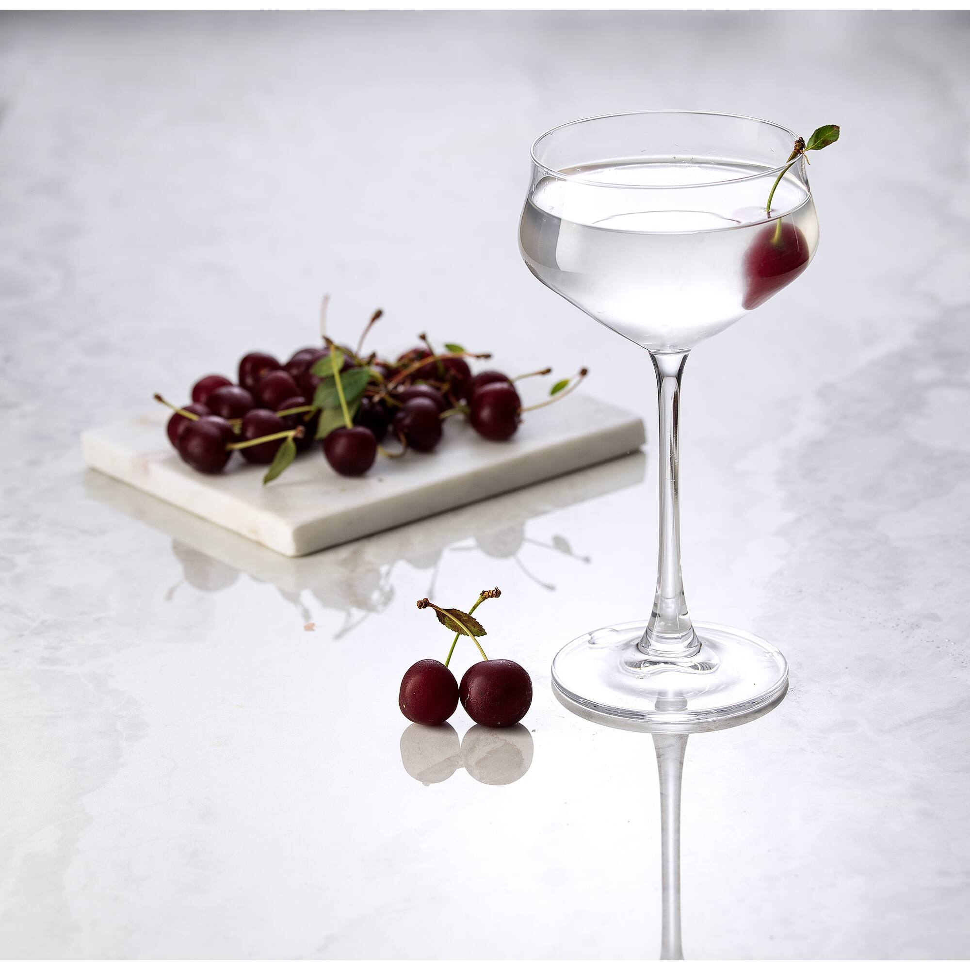 JoyJolt® Bloom Coupe Crystal Glasses, 4ct.